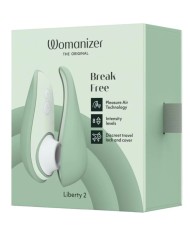 WOMANIZER LIBERTY 2 ESTIMULADOR SUCCIONADOR CLITORIS VERDE CLARO