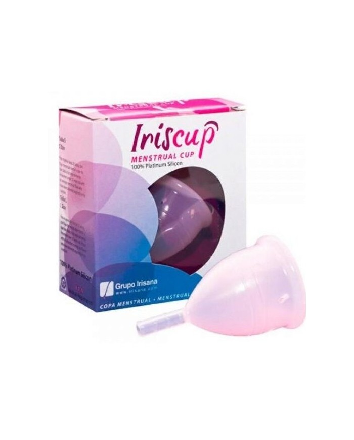 IRISCUP COPA MESTRUAL ROSA PEQUENA BOLSA ESTERILIZADORA GRATIS