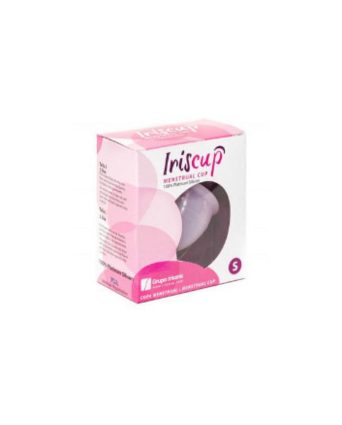 IRISCUP COPA MESTRUAL ROSA PEQUENA BOLSA ESTERILIZADORA GRATIS