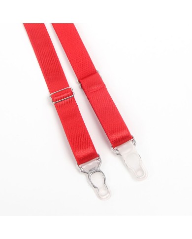 SUBBLIME 955267 SET SUJETADOR CON LIGUERO BONDAGE ROJO L XL