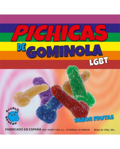 PRIDE PICHITAS DE GOMINOLA FRUTAS CON AZUCAR LGBT