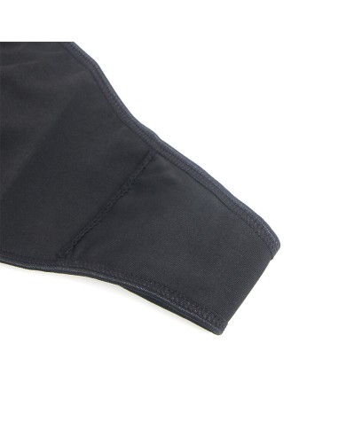 SUBBLIME 957520 VESTIDO DE CUERO CON ENCAJE FLORAL NEGRO S M