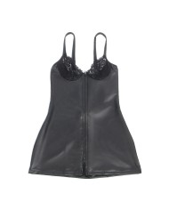 SUBBLIME 957568 VESTIDO DE CUERO CON CREMALLERA NEGRO S M