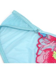 SUBBLIME 957643 CONJUNTO SUJETADOR Y LIGUERO CON BORDADOS DE FLORES ROSAS S M