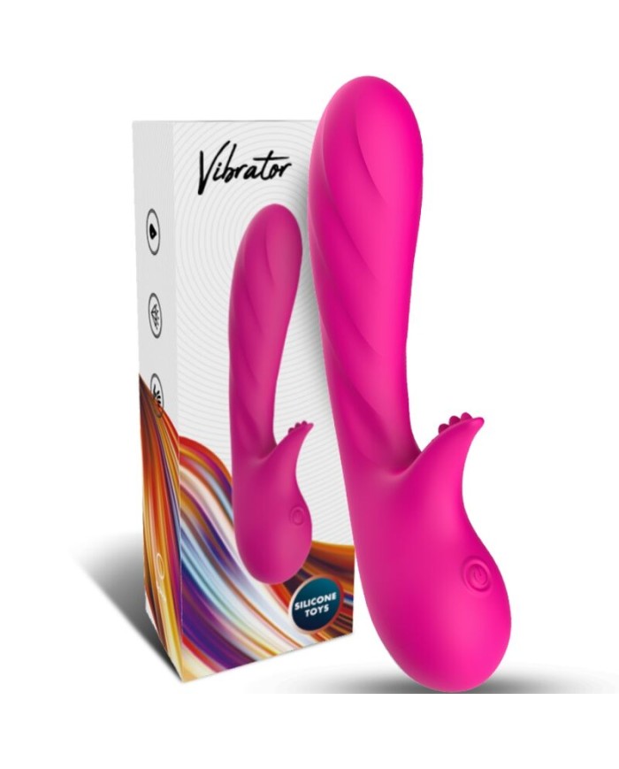 ARMONY ROMANCE VIBRADOR CON ESTIMULADOR FUCSIA