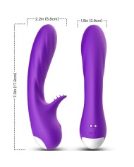 ARMONY ROMANCE VIBRADOR CON ESTIMULADOR VIOLETA