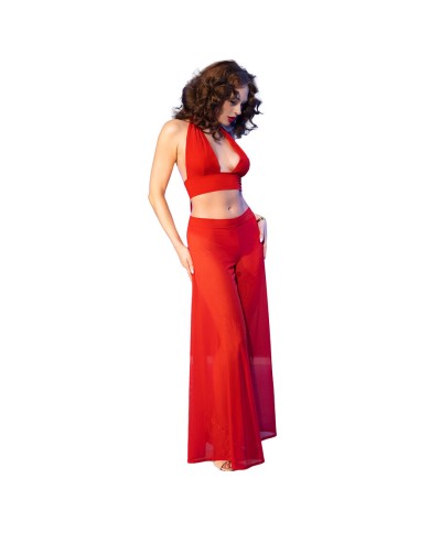 CHILIROSE CR 4857 SET TOP Y PANTALONES ROJO TALLA S CHILIROSE CR 4857 SET TOP Y PANTALONES ROJO TALLA S
