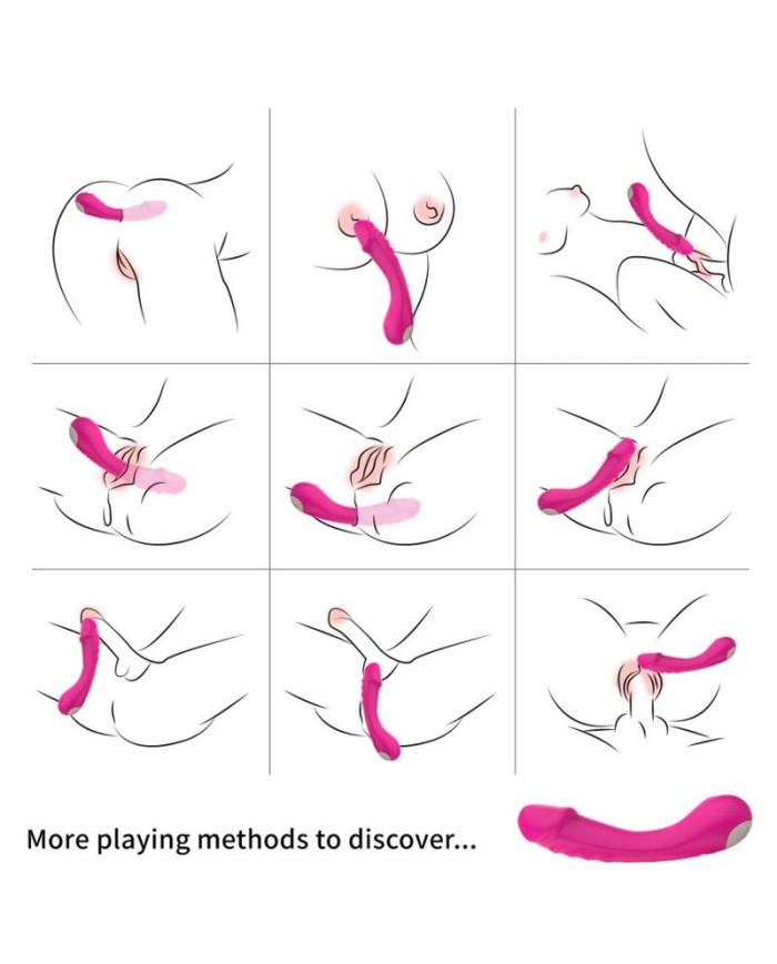 ARMONY DILDO VIBRADOR PUNTO G SILICONA FUCSIA