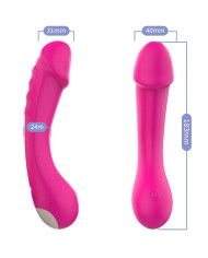 ARMONY DILDO VIBRADOR PUNTO G SILICONA FUCSIA