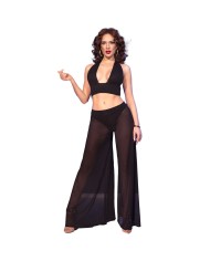 CHILIROSE CR 4857 SET TOP Y PANTALONES NEGRO TALLA S