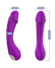 ARMONY DILDO VIBRADOR PUNTO G SILICONA VIOLETA