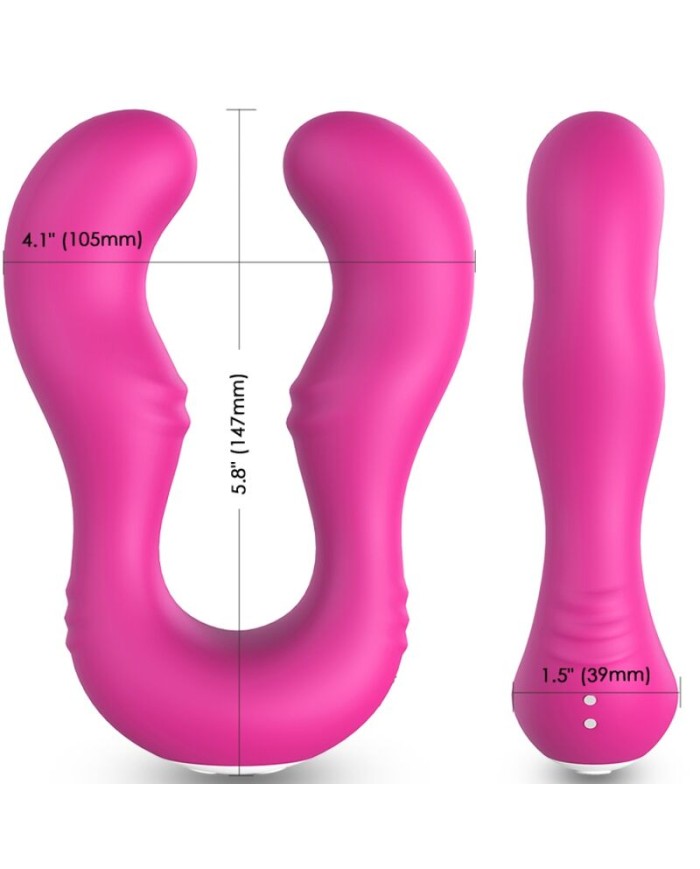 ARMONY SERAPH VIBRADOR DOBLE CONTROL REMOTO FUCSIA