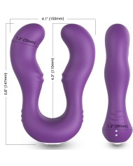 ARMONY SERAPH VIBRADOR DOBLE CONTROL REMOTO VIOLETA