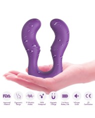 ARMONY SERAPH VIBRADOR DOBLE CONTROL REMOTO VIOLETA