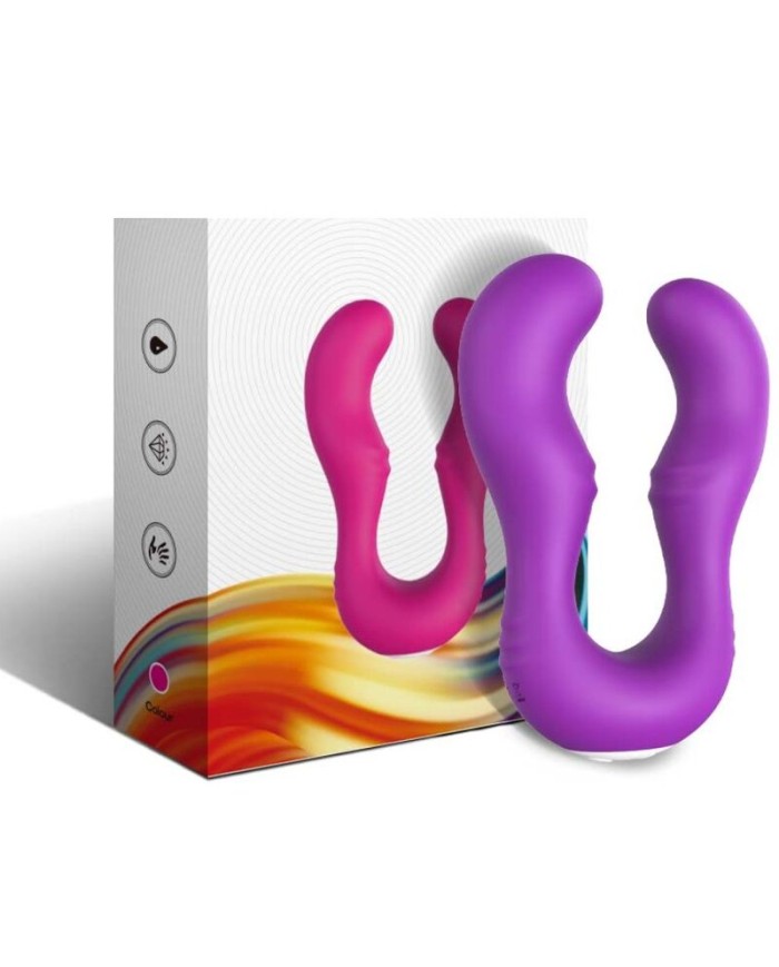 ARMONY SERAPH VIBRADOR DOBLE CONTROL REMOTO VIOLETA