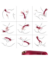 ARMONY PRINCE DILDO VIBRADOR ROTADOR ROJO