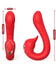 ARMONY DELFIN VIBRADOR MULTIPOSICION EFECTO CALOR ROJO