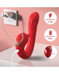 ARMONY DELFIN VIBRADOR MULTIPOSICION EFECTO CALOR ROJO