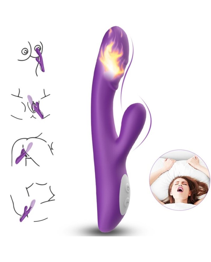 ARMONY SPARK VIBRADOR EFECTO CALOR VIOLETA