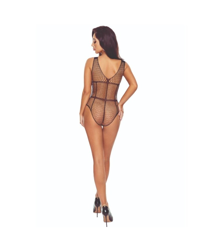 PASSION BS114 BODYSTOCKING REJILLA NEGRO