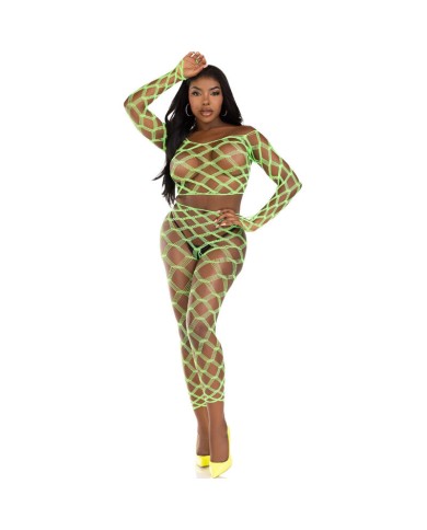 LEG AVENUE TOP LEGGINS HARDCORE VERDE
