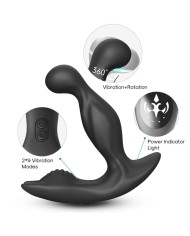 ARMONY BAT KING VIBRADOR ANAL PROSTATA ROTADOR CONTROL REMOTO NEGRO