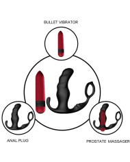 ARMONY KNIGHT VIBRADOR ANAL PROSTATA ANILLO CONTROL REMOTO NEGRO