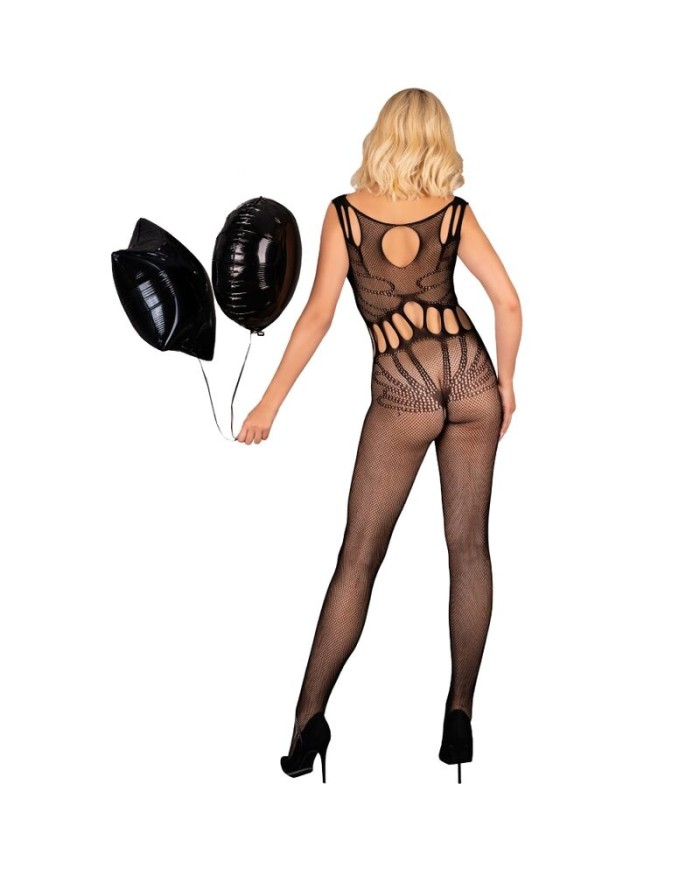 LIVCO CORSETTI FASHION AMAHIL BODYSTOCKING CROTCHLESS NEGRO TALLA uNICA