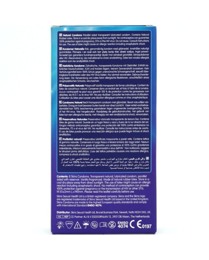 SKINS NATURAL PRESERVATIVOS PREMIUM PACK 8 SKINS NATURAL PRESERVATIVOS PREMIUM PACK 8