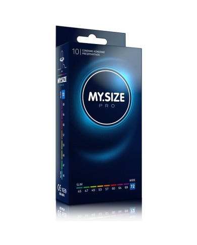 MY SIZE PRO PRESERVATIVOS 72 MM 10 UNIDADES MY SIZE PRO PRESERVATIVOS 72 MM 10 UNIDADES