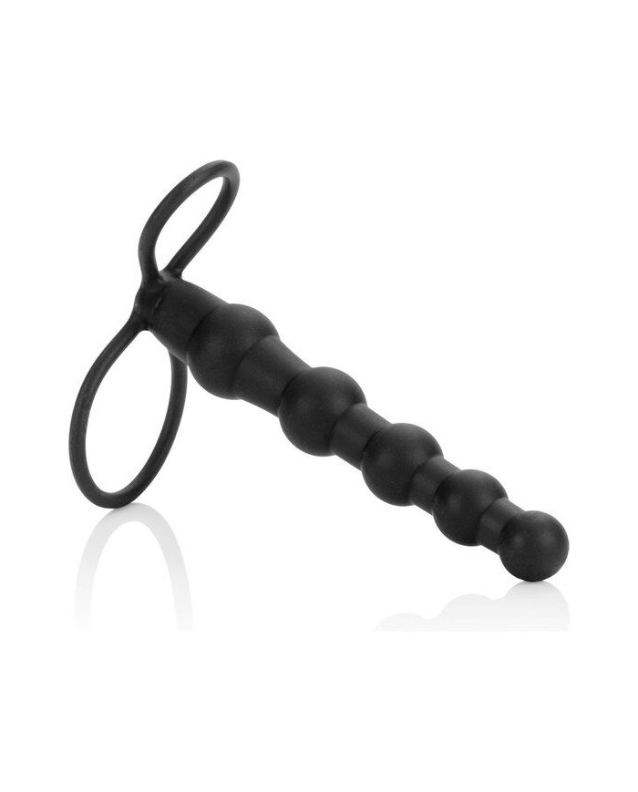 CALEXOTICS BEADED DUAL PENETRATOR PENETRADOR DOBLE