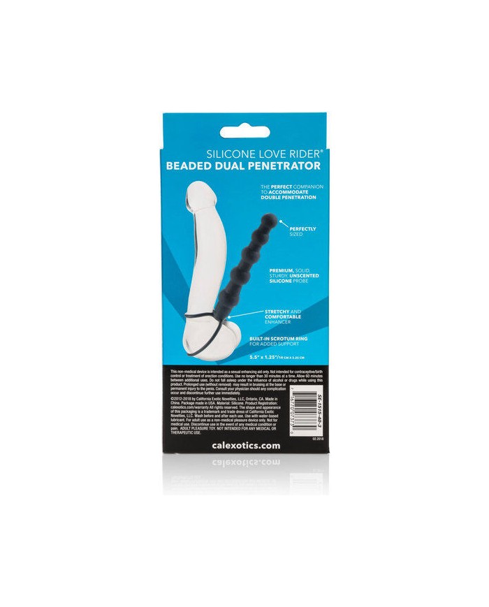 CALEXOTICS BEADED DUAL PENETRATOR PENETRADOR DOBLE