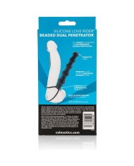 CALEXOTICS BEADED DUAL PENETRATOR PENETRADOR DOBLE