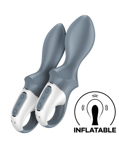 SATISFYER AIR PUMP BOOTY 1 VIBRADOR INFLABLE ANAL GRIS SATISFYER AIR PUMP BOOTY 1 VIBRADOR INFLABLE ANAL GRIS
