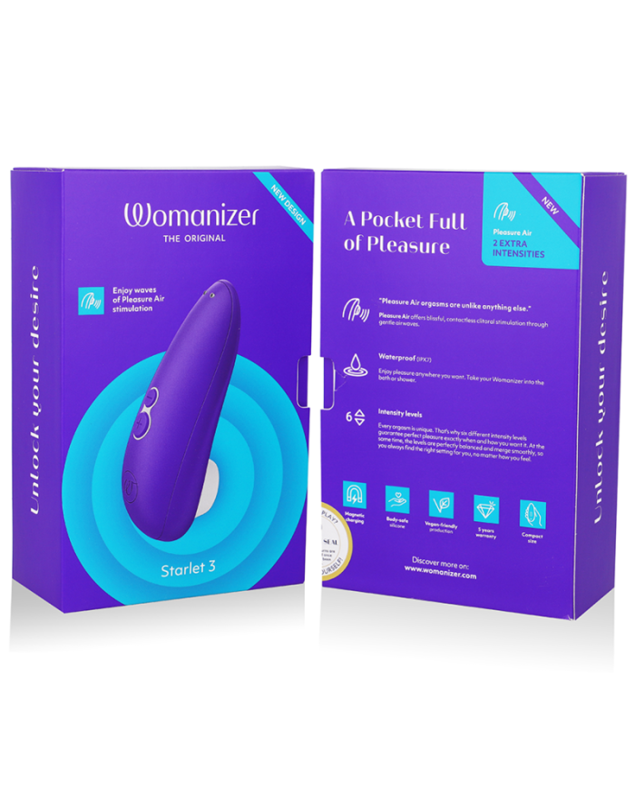 WOMANIZER STARLET 3 ESTIMULADOR CLiTORIS INDIGO