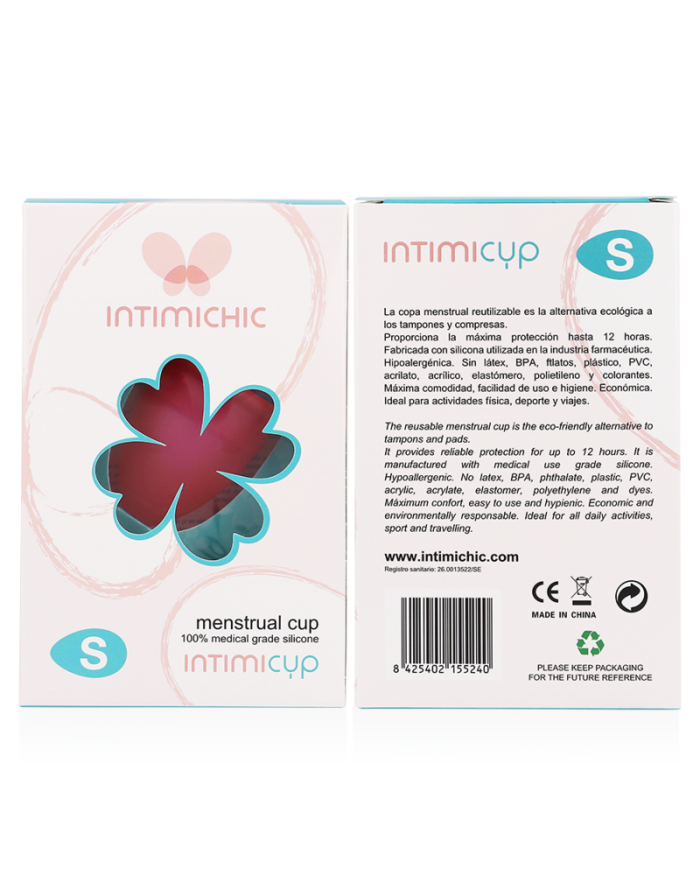 INTIMICHIC COPA MENSTRUAL SILICONA MEDICA TALLA S