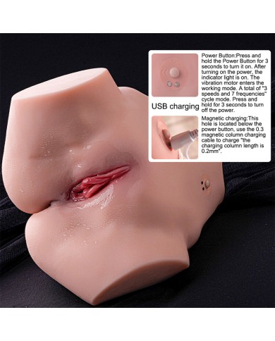 XISE TRACY VIBRATING MASTURBADOR VAGINA Y ANO REALISTICO MULTIPOSICION CON VIBRACION XISE TRACY VIBRATING MASTURBADOR VAGINA Y ANO REALISTICO MULTIPOSICION CON VIBRACION