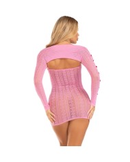 LEG AVENUE VESTIDO CORAZON LAZOS ROSA TALLA uNICA