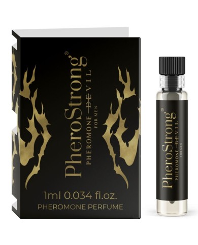 PHEROSTRONG PERFUME CON FEROMONAS DEVIL PARA HOMBRE 1 ML