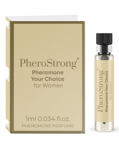 PHEROSTRONG PERFUME CON FEROMONAS YOUR CHOICE PARA MUJER 1 ML