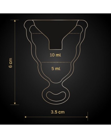 G VIBE GCUP COPA MENSTRUAL NEGRA