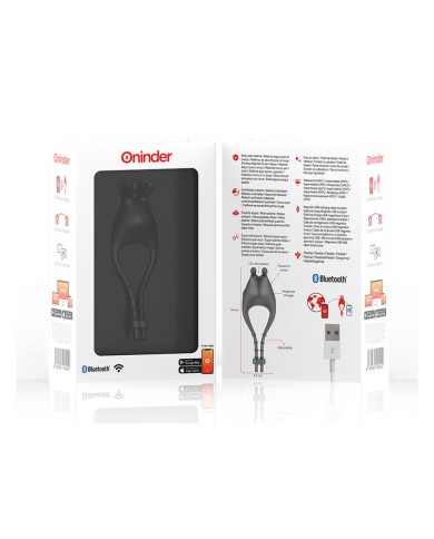 ONINDER PAMPA ANILLO VIBRADOR AJUSTABLE Y MULTIPOSICION APP GRATUITA