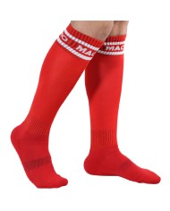 MACHO CALCETINES LARGOS TALLA UNICA ROJO