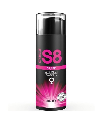STIMUL8 S8 SPARK GEL STIMULADOR DE CLITORIS EFECTO CALOR 30 ML STIMUL8 S8 SPARK GEL STIMULADOR DE CLITORIS EFECTO CALOR 30 ML