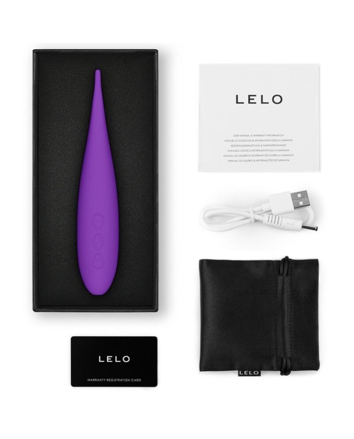 LELO DOT TRAVEL ESTIMULADOR DE CLiTORIS MORADO