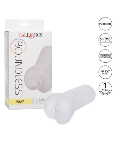 CALEXOTICS BOUNDLESS VULVA MASTURBADOR TRANSPARENTE CALEXOTICS BOUNDLESS VULVA MASTURBADOR TRANSPARENTE
