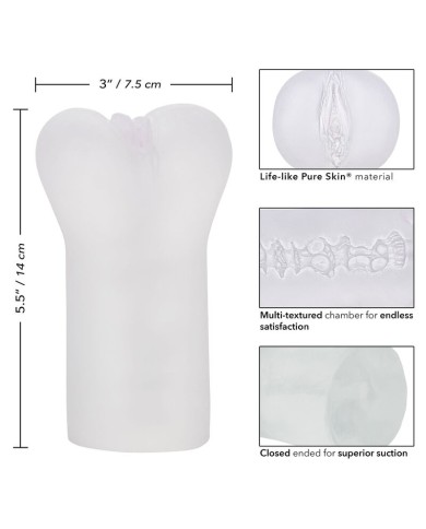 CALEXOTICS BOUNDLESS VULVA MASTURBADOR TRANSPARENTE CALEXOTICS BOUNDLESS VULVA MASTURBADOR TRANSPARENTE