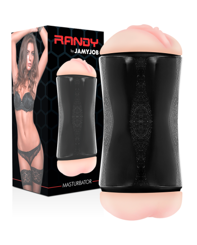 JAMYJOB RANDY MASTURBADOR DOBLE ENTRADA VAGINA Y ANO JAMYJOB RANDY MASTURBADOR DOBLE ENTRADA VAGINA Y ANO