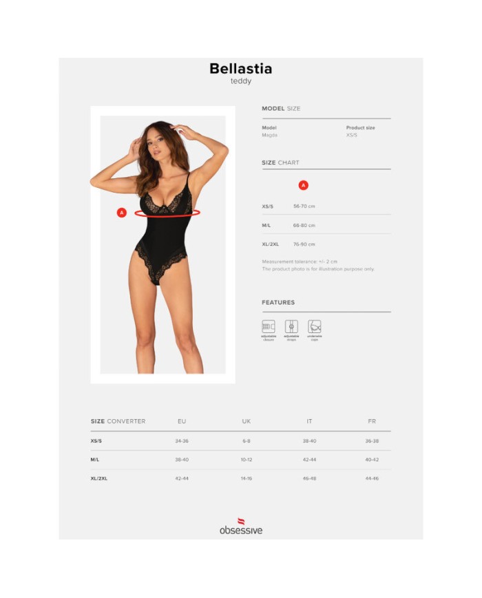 OBSESSIVE BELLASTIA TEDDY XS S