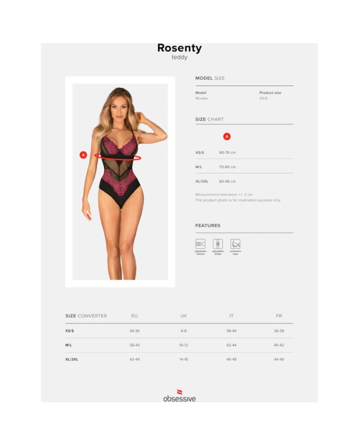 OBSESSIVE ROSENTY TEDDY XS S